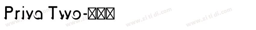 Priva Two字体转换